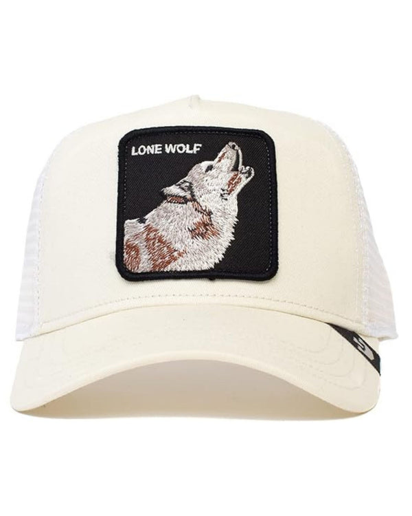 Goorin Bros. Trucker Cap Cappellino Animal Farm 'lone Wolf' Bianco Unisex-2