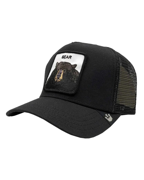 Goorin Bros. Trucker Cap Cappellino Animal Farm 'the Bear - Orso' Nero Unisex