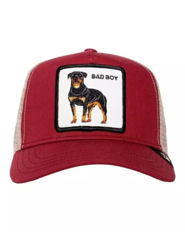 Goorin Bros. Trucker Cap Cappellino Animal Farm 'baddest Boy' Rosso Unisex