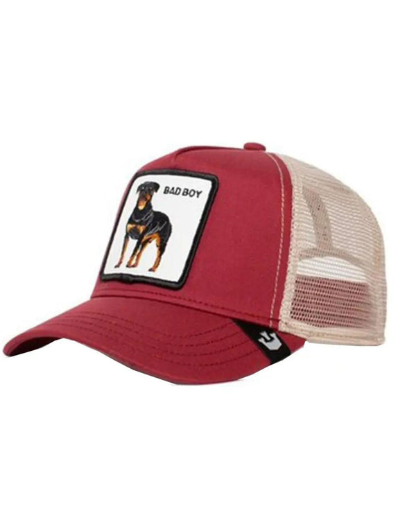 Goorin Bros. Trucker Cap Cappellino Animal Farm 'baddest Boy' Rosso Unisex-2