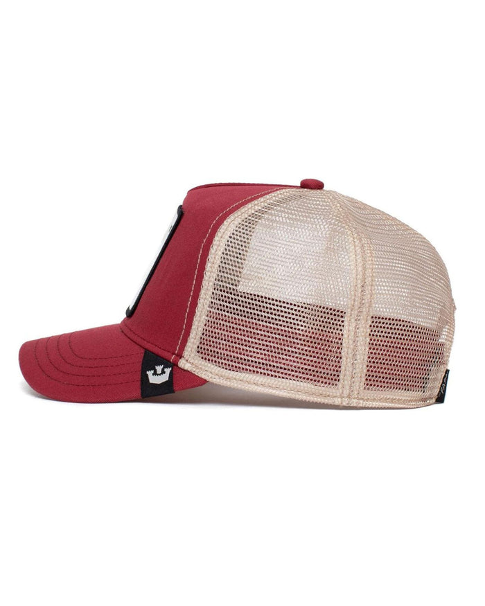 Goorin Bros. Trucker Cap Cappellino Animal Farm 'baddest Boy' Rosso Unisex 3