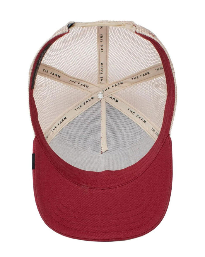 Goorin Bros. Trucker Cap Cappellino Animal Farm 'baddest Boy' Rosso Unisex 4