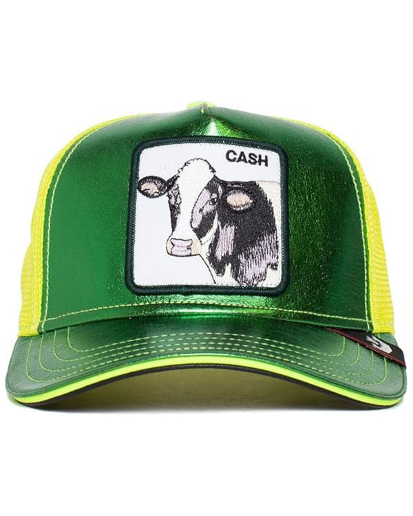 Goorin Bros. Trucker Cap Edizione Speciale Fluo Patch Animale 'cash Cow' Verde Unisex-2