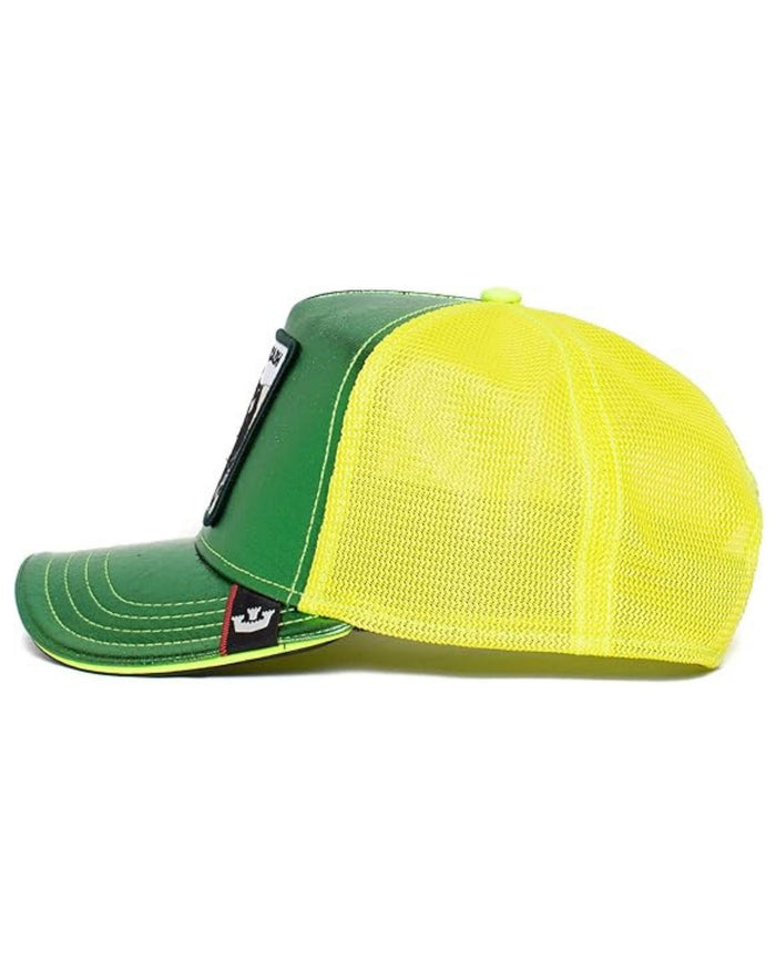 Goorin Bros. Trucker Cap Edizione Speciale Fluo Patch Animale 'cash Cow' Verde Unisex 3