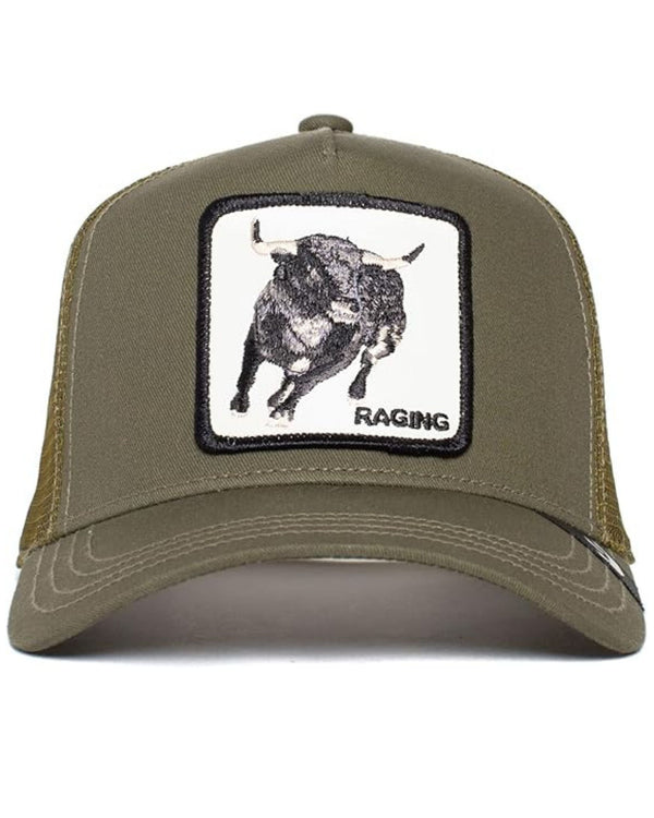 Goorin Bros. Trucker Cap Cappellino The Farm 'raging Bull' Verde Unisex