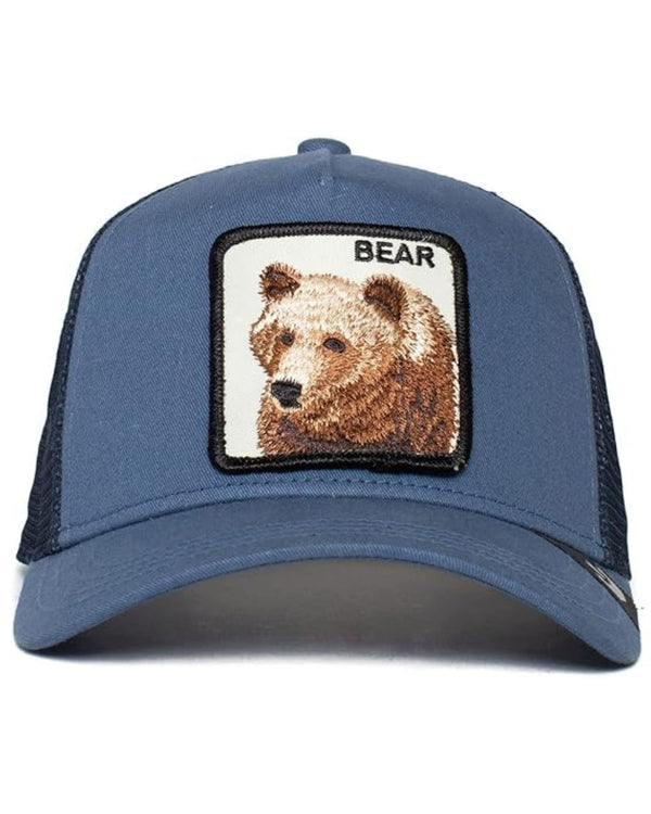 Goorin Bros. Trucker Cap Cappellino Animal Farm 'big Bear' Blu Unisex-2