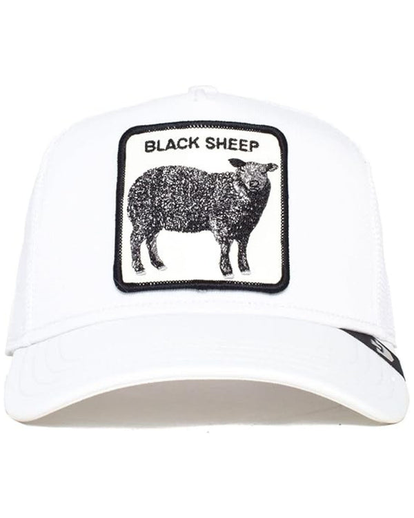 Goorin Bros. Trucker Cap Animal Farm 'black Sheep' Bianco Unisex