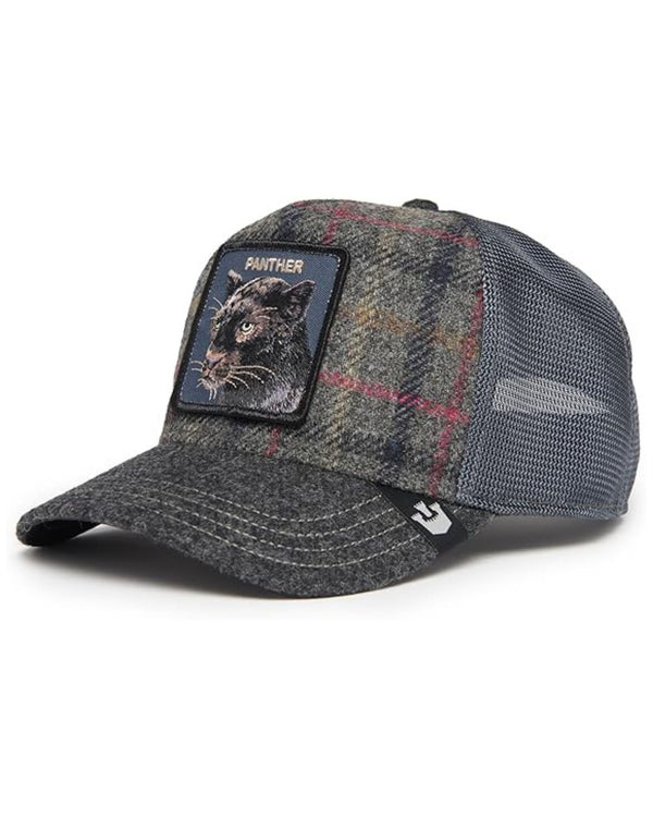 Goorin Bros. Cappelino Trucker 'moon Panther' Effetto Plaid Grigio Unisex-2