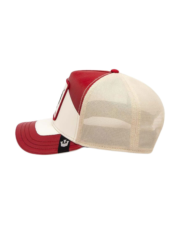 Goorin Bros. Cappelino Baseball In Pelle Linea 'the Farm' Raging Bianco Unisex 3