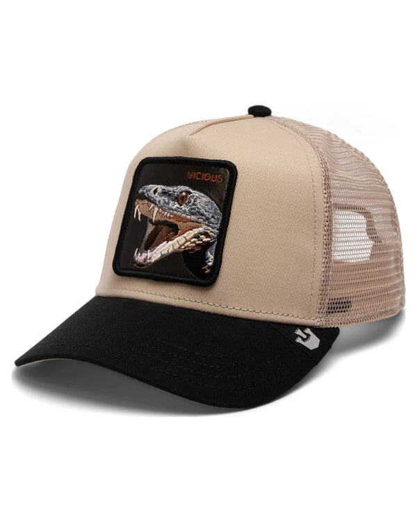 Goorin Bros. Trucker Cap Con Visiera Patch Animale 'vicious' Nero Unisex