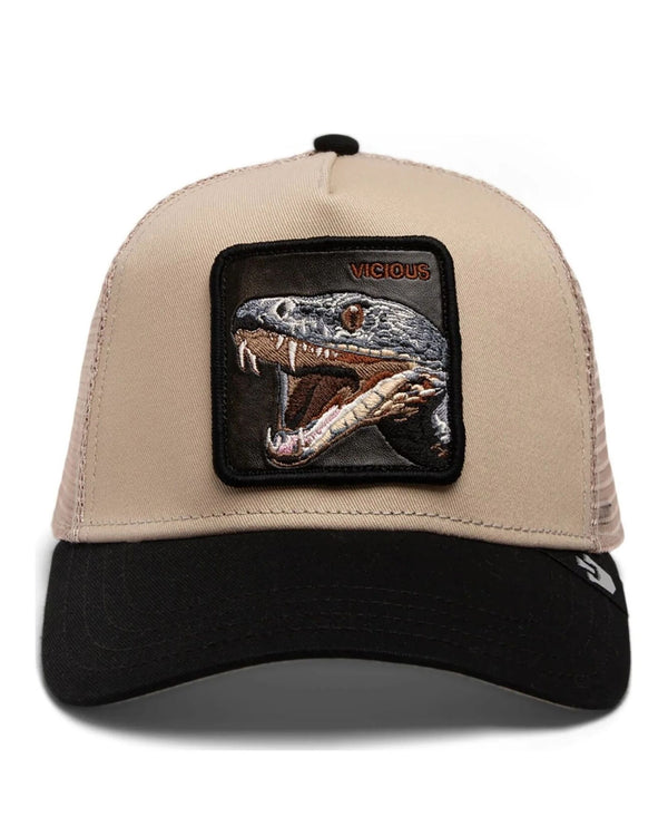 Goorin Bros. Trucker Cap Con Visiera Patch Animale 'vicious' Nero Unisex-2