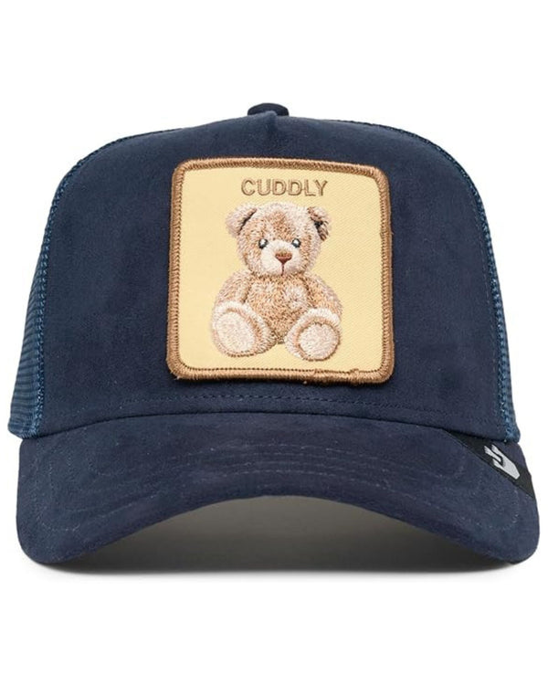 Goorin Bros. Cappelino Trucker 'cuddly Bear' In Suede Blu Unisex