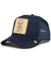 Goorin Bros. Cappelino Trucker 'cuddly Bear' In Suede Blu Unisex