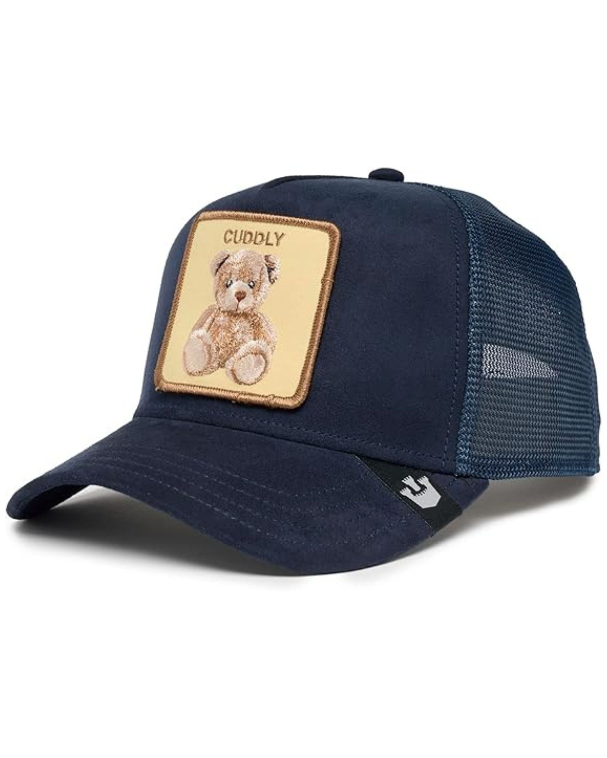 Goorin Bros. Cappelino Trucker 'cuddly Bear' In Suede Blu Unisex