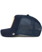 Goorin Bros. Cappelino Trucker 'cuddly Bear' In Suede Blu Unisex