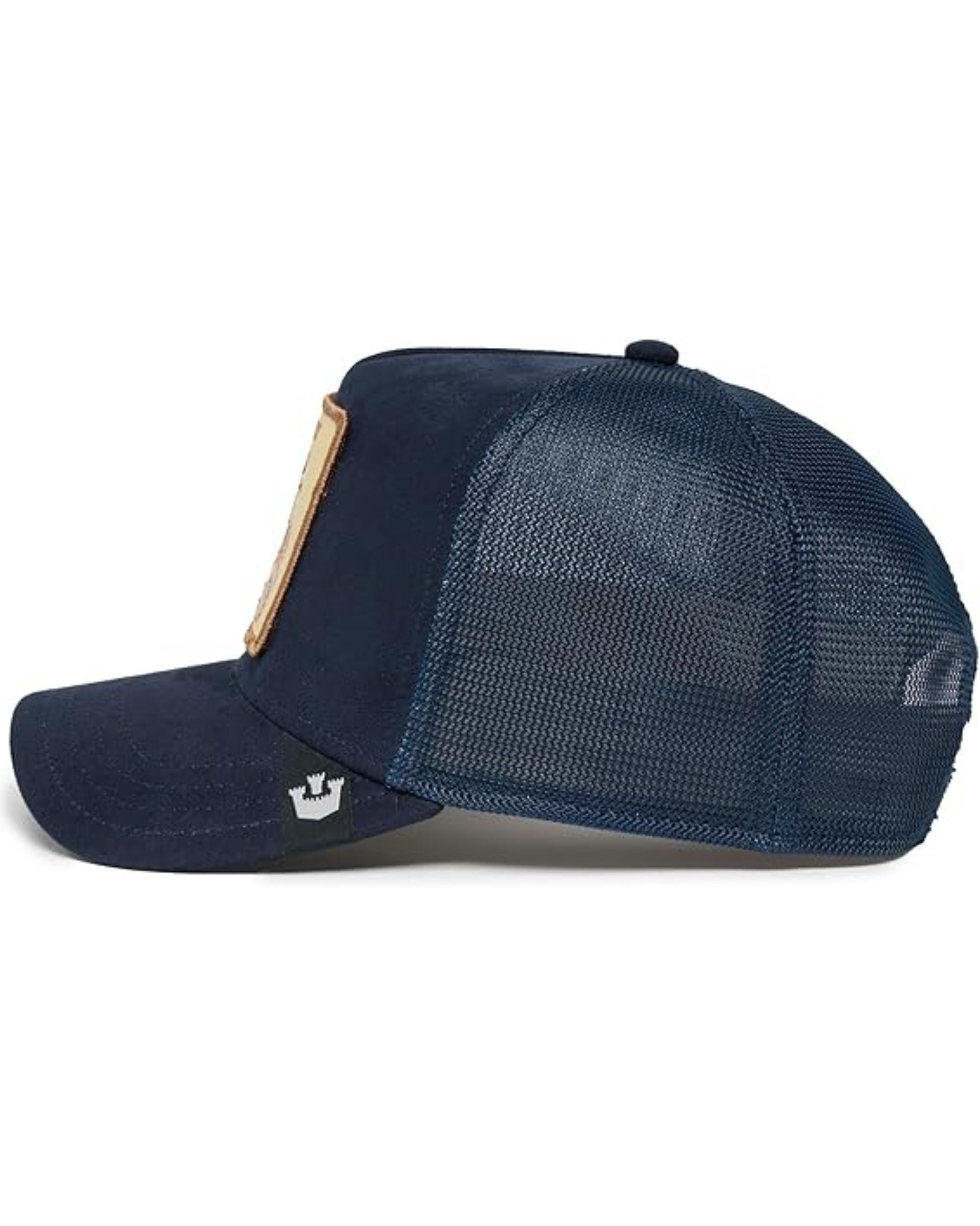 Goorin Bros. Cappelino Trucker 'cuddly Bear' In Suede Blu Unisex