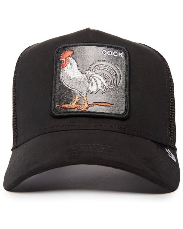 Goorin Bros. Trucker Cap Con Visiera Patch Animale 'suede Rooster' Nero Unisex 2