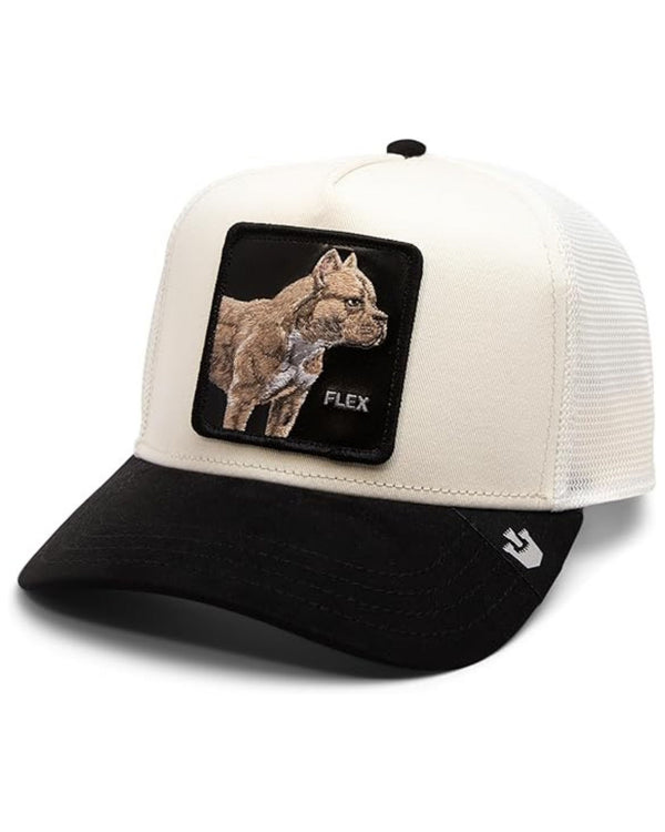 Goorin Bros. Trucker Cap Con Visiera Patch Animale 'flex' Bianco Unisex