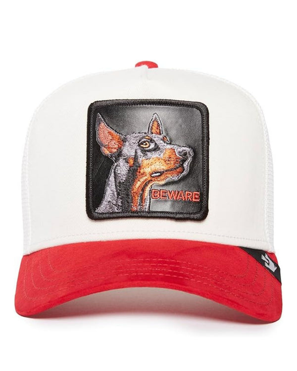 Goorin Bros. Trucker Cap Con Visiera Patch Animale 'beware' Bianco Unisex-2