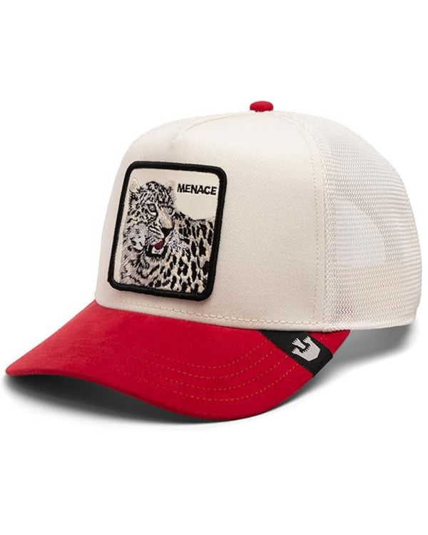 Goorin Bros. Trucker Cap Con Visiera Patch Animale 'the Menace' Bianco Unisex