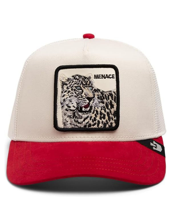 Goorin Bros. Trucker Cap Con Visiera Patch Animale 'the Menace' Bianco Unisex-2