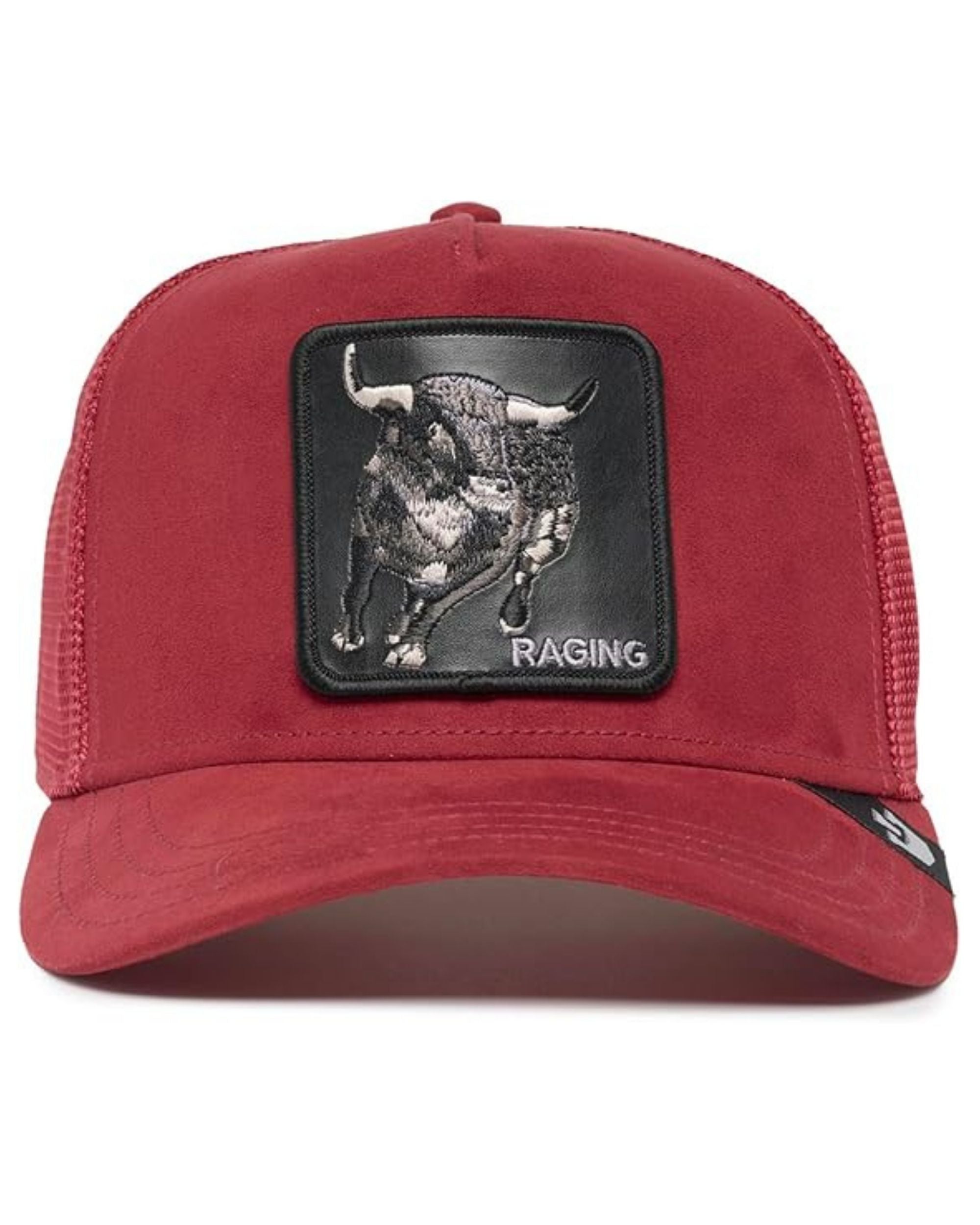 Goorin Bros. Trucker Cap Con Visiera Patch Animale 'suede Rager' Rosso Unisex