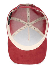 Goorin Bros. Trucker Cap Con Visiera Patch Animale 'suede Rager' Rosso Unisex