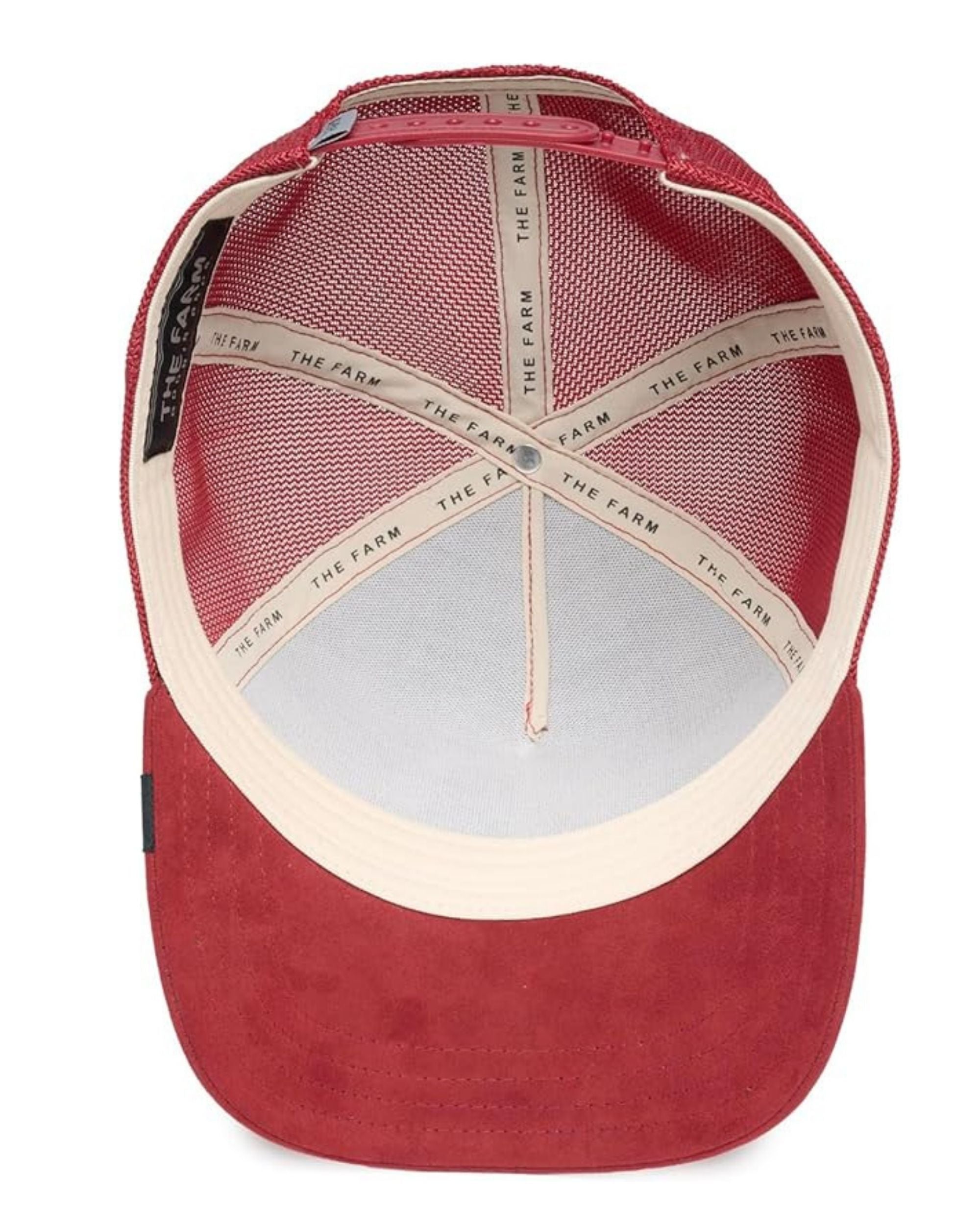 Goorin Bros. Trucker Cap Con Visiera Patch Animale 'suede Rager' Rosso Unisex