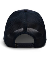 Goorin Bros. Trucker Cap In Suede Con Visiera Patch Animale Blu Unisex