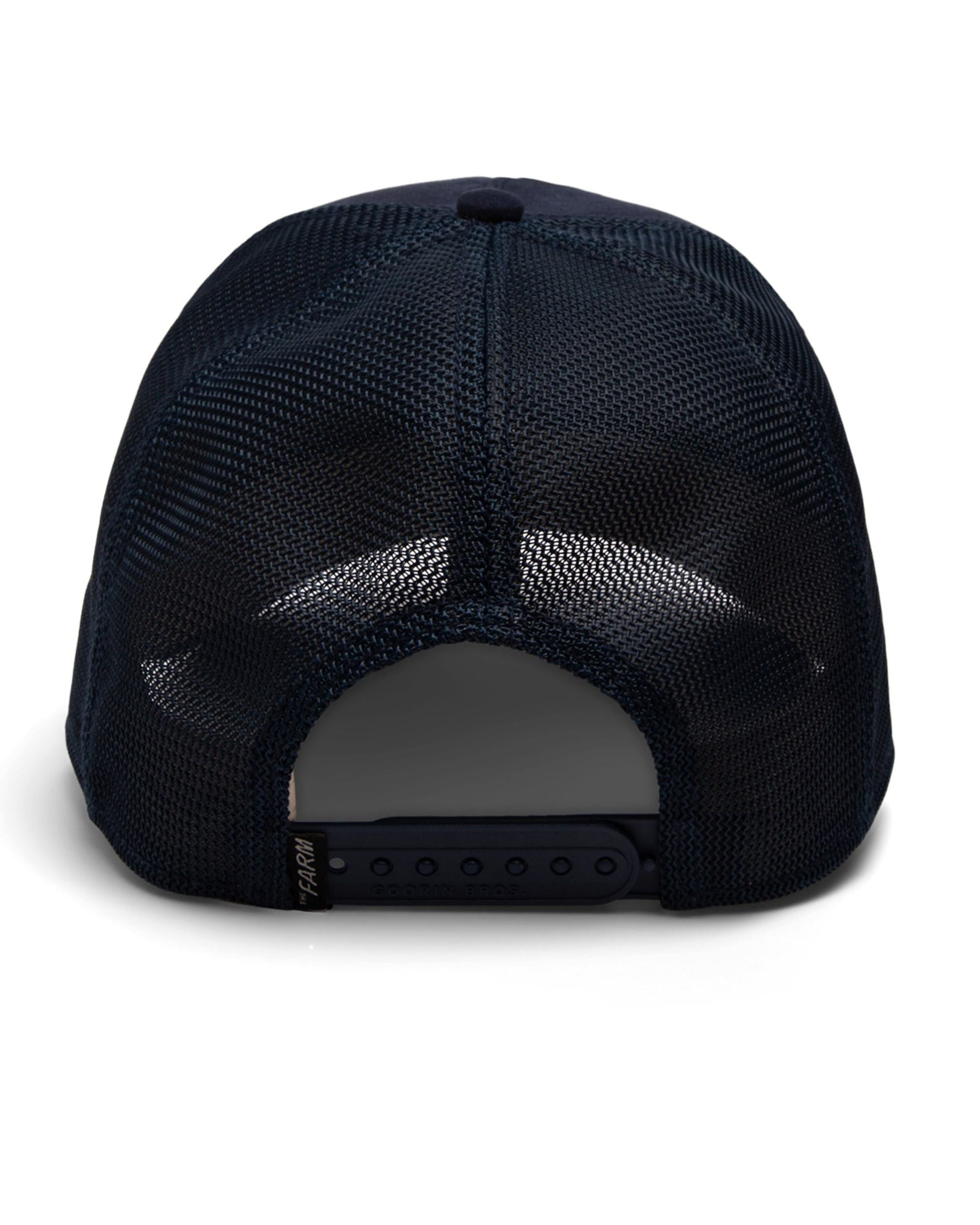 Goorin Bros. Trucker Cap In Suede Con Visiera Patch Animale Blu Unisex