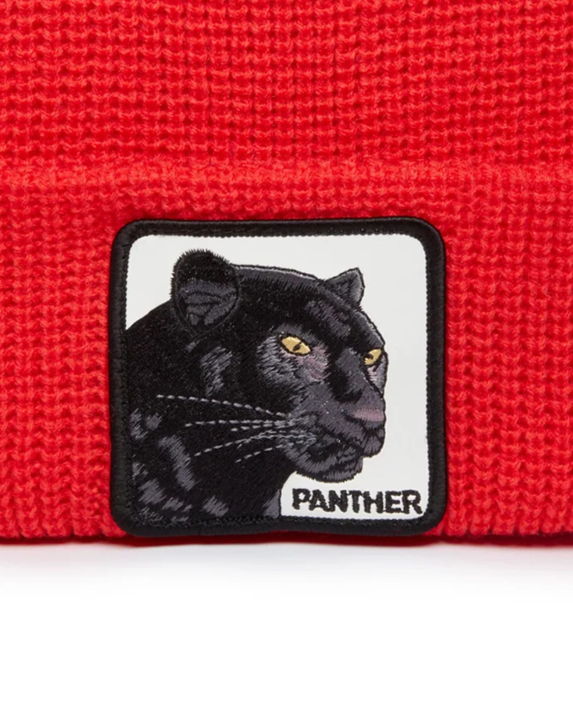 Goorin Bros. Cappello Beanie Hat Cuffia Con Patch Frontale E Logo Su Lato Rosso Unisex