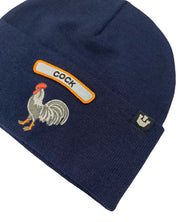 Goorin Bros. Cuffia Beanie Logo Ridotto The Farm 'soft Rock Cock' Blu Unisex