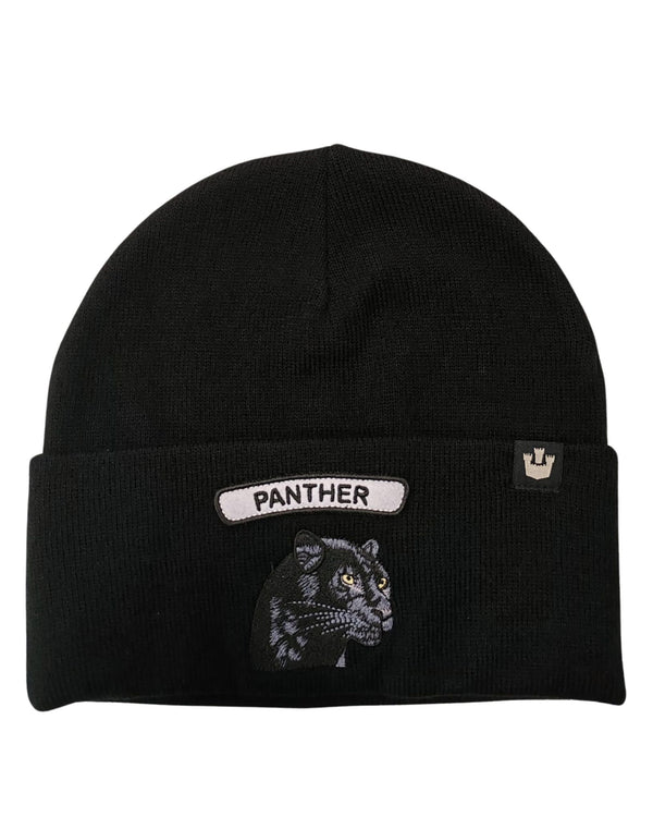 Goorin Bros. Cuffia Beanie Logo Ridotto The Farm 'soft Rock Panther' Nero Unisex