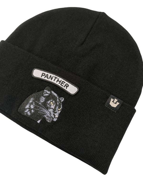 Goorin Bros. Cuffia Beanie Logo Ridotto The Farm 'soft Rock Panther' Nero Unisex-2