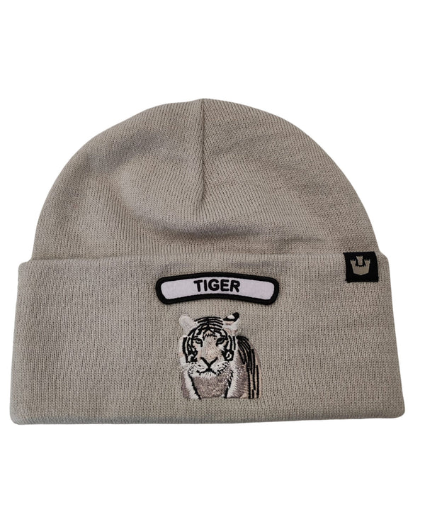 Goorin Bros. Cuffia Beanie Logo Ridotto The Farm 'soft Rock Tiger' Grigio Unisex