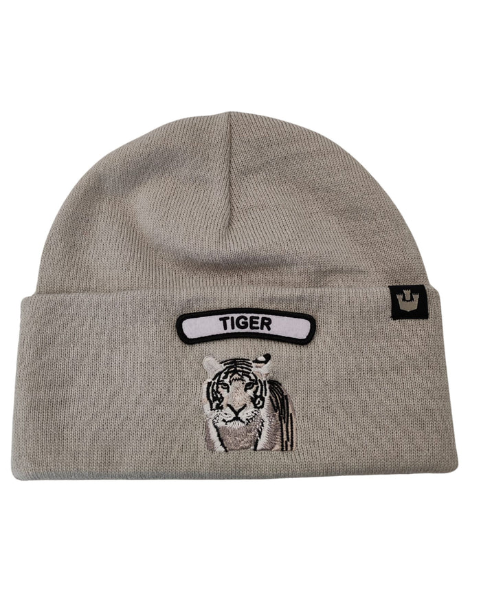 Goorin Bros. Cuffia Beanie Logo Ridotto The Farm 'soft Rock Tiger' Grigio Unisex 1