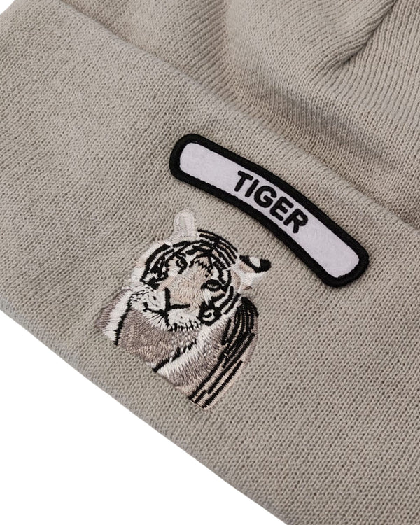 Goorin Bros. Cuffia Beanie Logo Ridotto The Farm 'soft Rock Tiger' Grigio Unisex-2