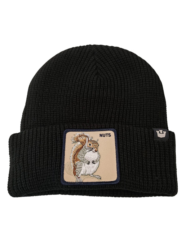 Goorin Bros. Cuffia Beanie Con Patch Animale The Farm Nero Unisex