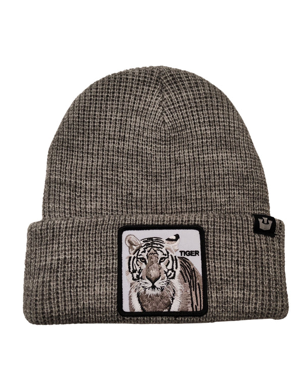 Goorin Bros. Cuffia Beanie Con Patch Animale The Farm Grigio Unisex