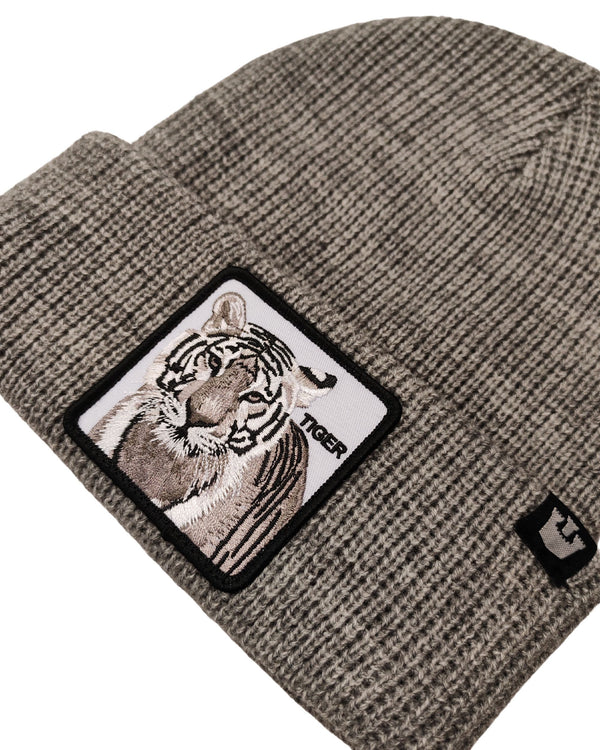 Goorin Bros. Cuffia Beanie Con Patch Animale The Farm Grigio Unisex-2