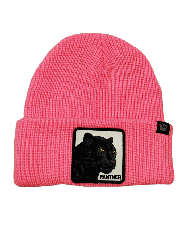 Goorin Bros. Cuffia Beanie Con Patch Animale The Farm Rosa Unisex