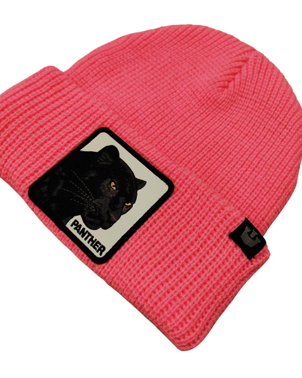 Goorin Bros. Cuffia Beanie Con Patch Animale The Farm Rosa Unisex-2