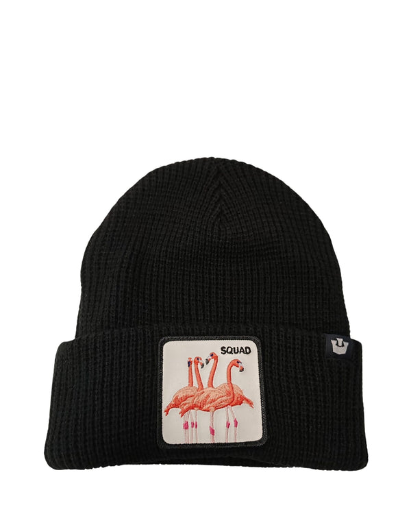 Goorin Bros. Cuffia Beanie Con Patch Animale The Farm Nero Unisex