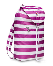 Invicta Sacca Verticale Leggero Motivo A Righe Bianco lilla Unisex