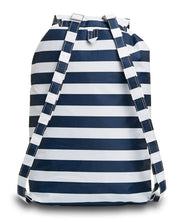 Invicta Sacca Verticale Leggero Motivo A Righe Blu Unisex