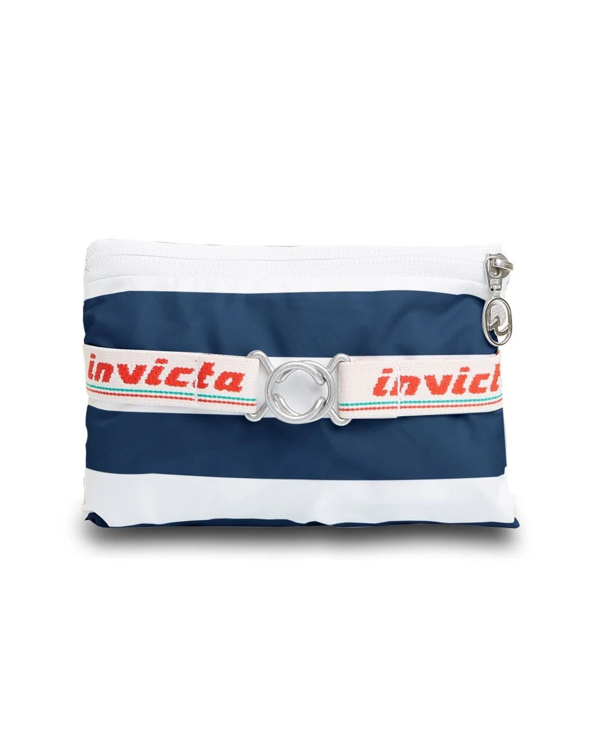 Invicta Sacca Verticale Leggero Motivo A Righe Blu Unisex