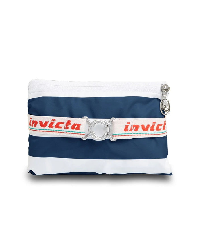 Invicta Sacca Verticale Leggero Motivo A Righe Blu Unisex 4