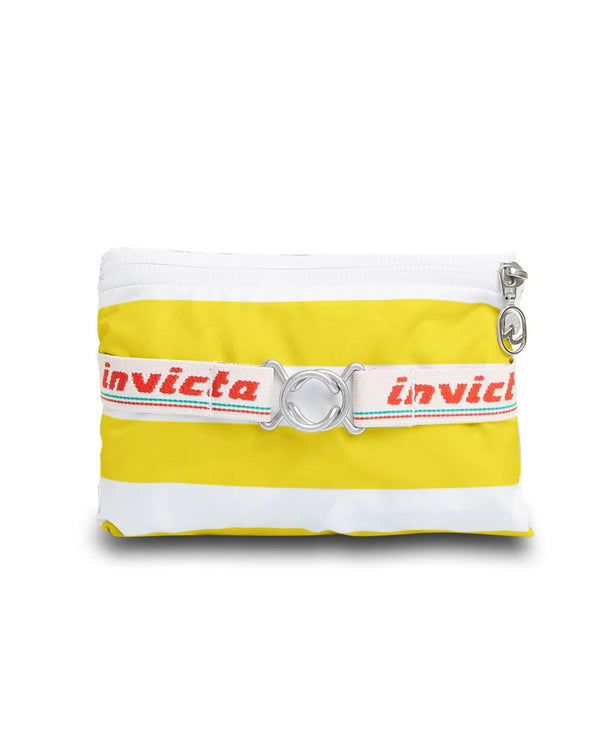 Invicta Sacca Verticale Leggero Motivo A Righe Bianco Unisex-2