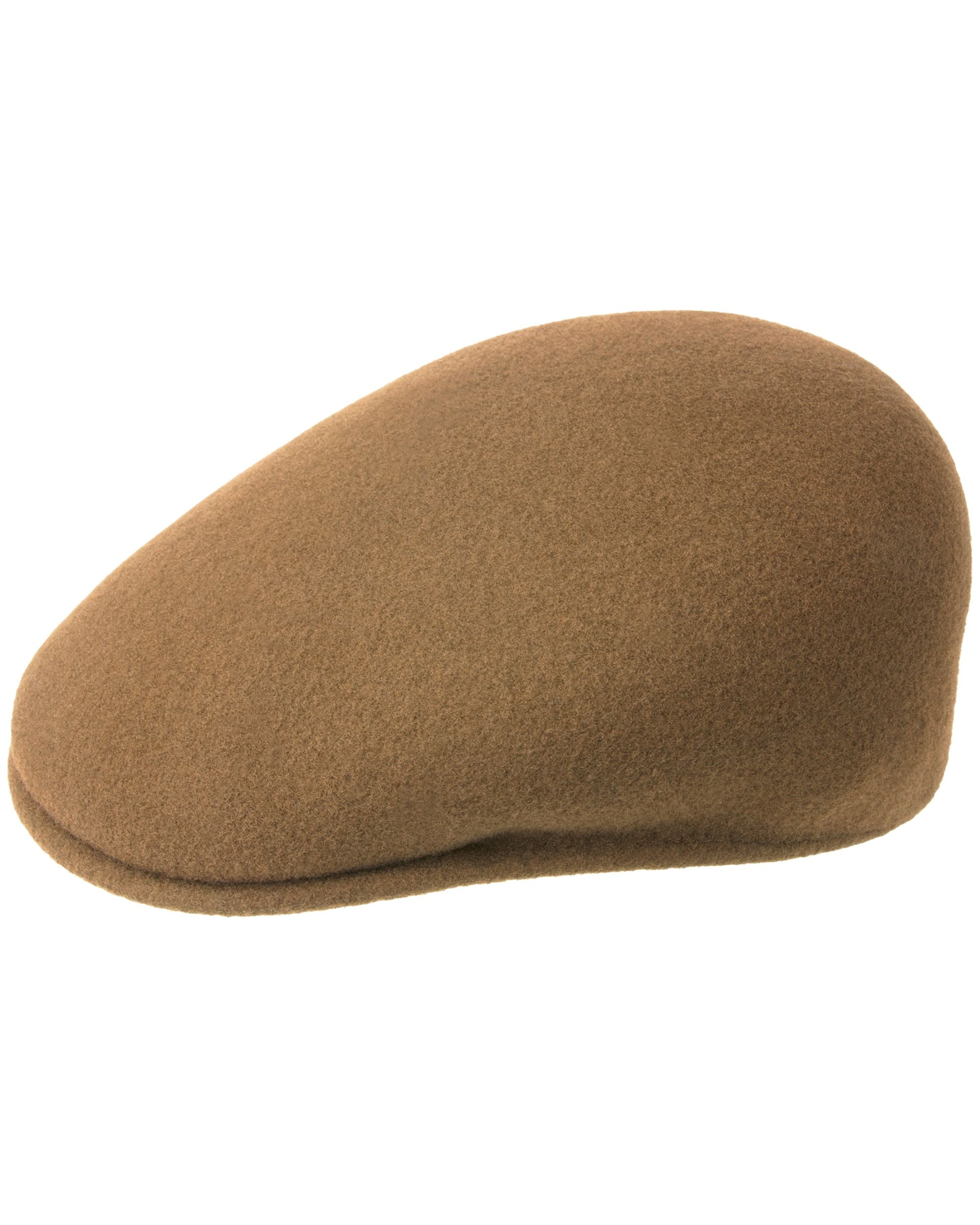 Kangol Cappello Coppola 504 Iconico in Lana Marrone Cammello Unisex