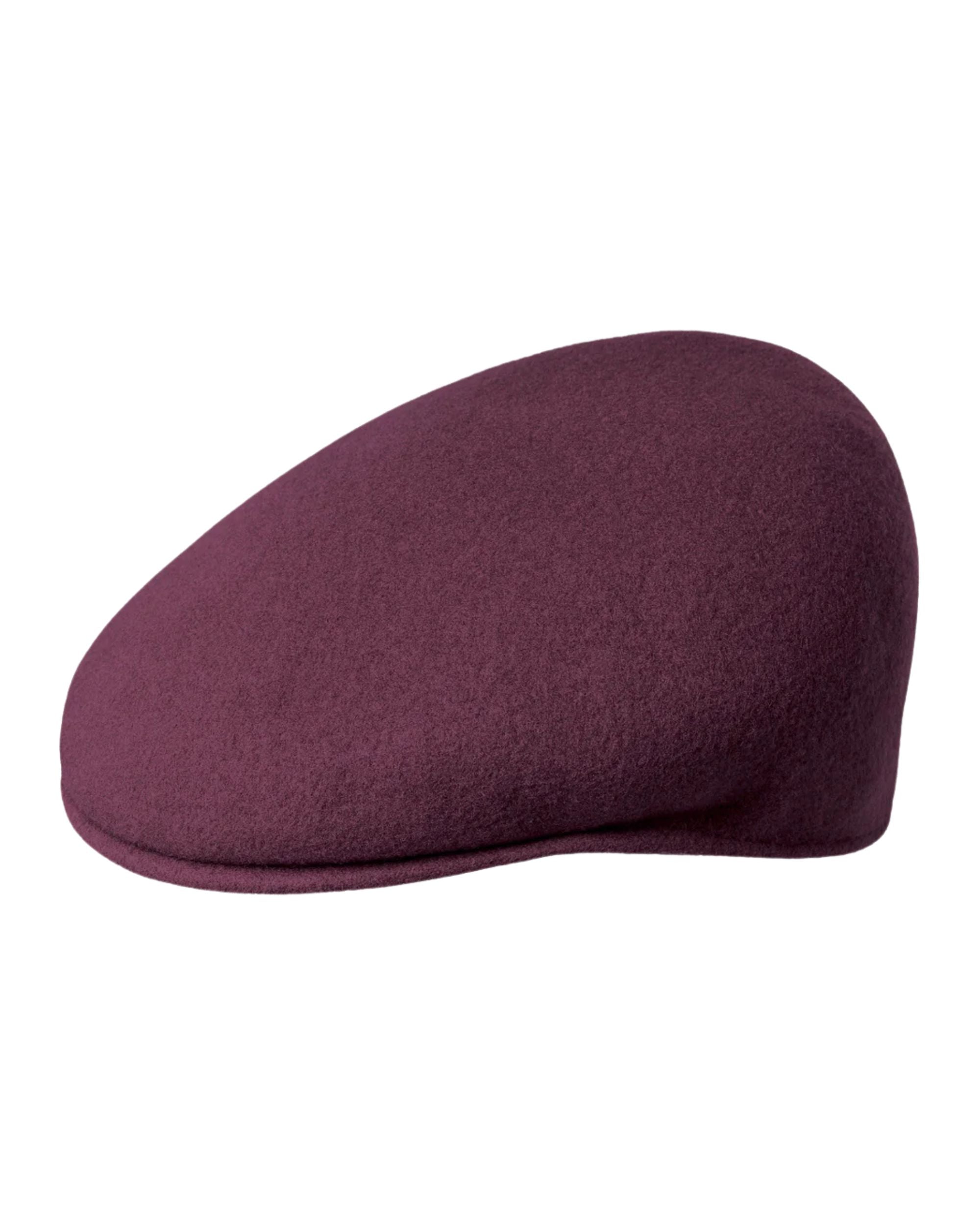 Kangol Cappello Coppola 504 Iconico in Lana Rosso Vino Unisex